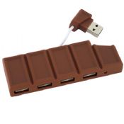 Čokoládové USB 2.0 4 porty ROZBOČOVAČE images