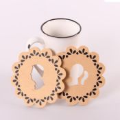 Round shaped cute coasters images