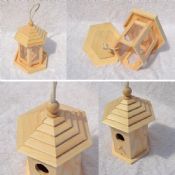 Wooden clay bird houses images