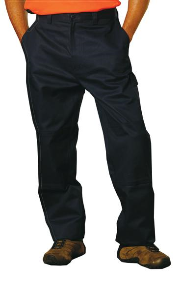 Promotion Mens coton Drill Cargo pantalon avec genouillères