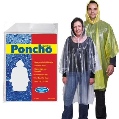 Poncho reutilizable en bolso polivinílico