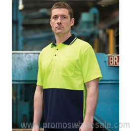 Hi Vis 4602.1 Non Cuff Trad Polo