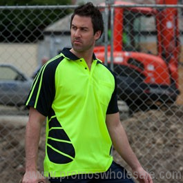 Hi Vis Short Sleeve Spider Polo