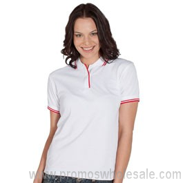 Ladies Contrast Polo