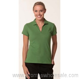 Ladies Short Sleeve Pique Polo