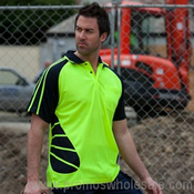 HI Vis Short Sleeve Spider Polo images