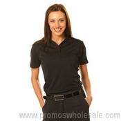 Ladies Bamboo Charcoal Short Sleeve Polo images