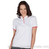 Ladies kontrast Polo images