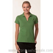 Ladies Short Sleeve Pique Polo images