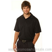 Mens Bamboo Charcoal Short Sleeve Polo images
