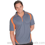 Podium Zip Poly Polo images