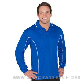 Podium Long Sleeve Piping Polo