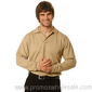 Mens Cotton Back Truedry Long Sleeve Polo small picture