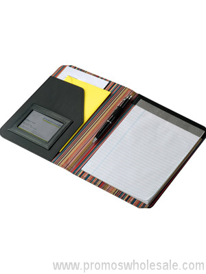 A5 folder in stripe design
