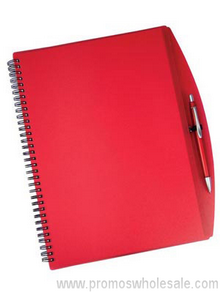 A4 Spiral notebook and pen images