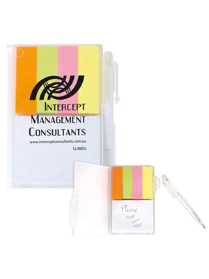 Tasca Buddy Notepad e Noteflags con la penna