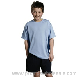 Kids Cooldry Short Sleeve Contrast Tee