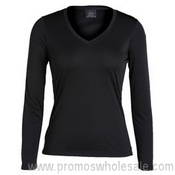 Dames de Long Sleeve Vneck Tee Slinky images