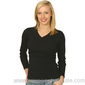 Damen V Neck Long Sleeve Tee small picture