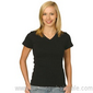 Ladies V Neck Short Sleeve Tee small picture