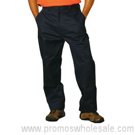 Mens Cotton Drill Preshrunk Cargo Pants With Knee Pads