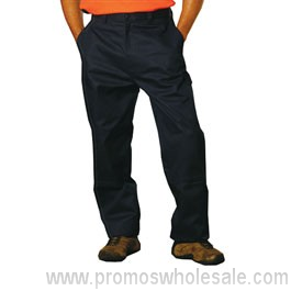 Uomo in cotone Drill Pantaloni Cargo restretto con ginocchiere