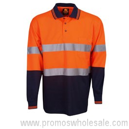 Polo de manga longa Optimus gravado