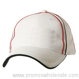 Tricolour Pique Mesh Structured Cap