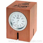 Schreibtisch Uhr Set in kanadischem Ahorn-Holz small picture