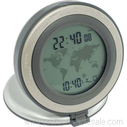 Reloj de viaje mundial alarma