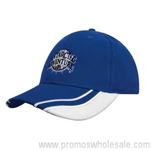 Brushed Heavy Cotton with Curved Peak Inserts Cap