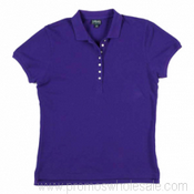 Ladies bomull Pique Polo images