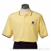 Mens Solid Pique Polo images