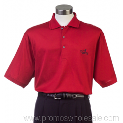 Mens solido mercerizzato Polo