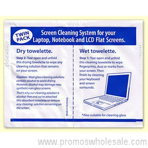 Towelette de curăţare ecran