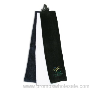 Tri-Fold Golf Towel