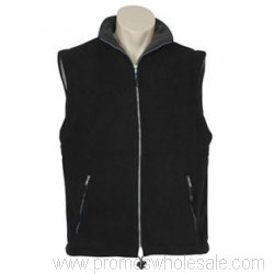 Heavy Weight Contrast Poly Flece Vest