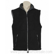 Poids lourd contraste Poly Flece Vest images