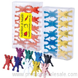 Simple ou choisissez vos Clips de gymnaste de couleur dans la boîte de PVC