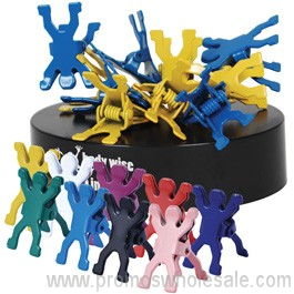 Single Or Choose Your Colour Gymnast Clips On Oval Paperweight/Magnetic Base