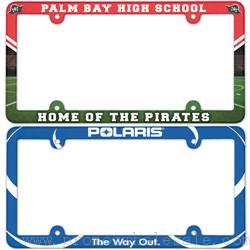 Full Color License Plate Frames