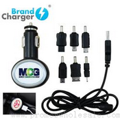Car Charger with Dual USB Output and 6 Output Cord images