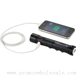 Мобильный банк питания & фонарик с легче зарядное устройство