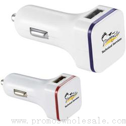 رعد دوگانه USB شارژر ماشین