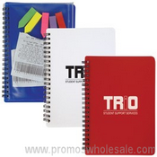 Bloc de notas con bolsa de papel del PVC images