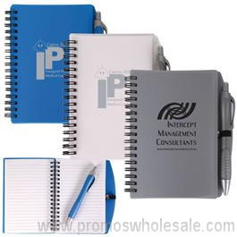 Scribe cuaderno con pluma