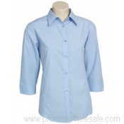 Damen 3/4 Ärmel Micro Check Shirt images