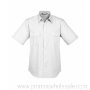 Mens Epaulette Short Sleeve Shirt images