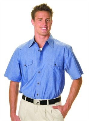 Chambray Short Sleeved Shirt