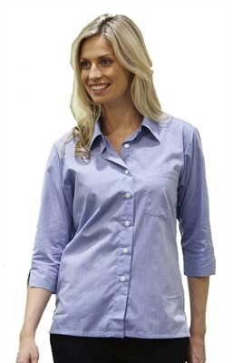 Senhoras bem camisas de Chambray